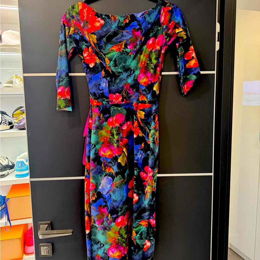 Chiara Boni Le Petite Robe Floral Dress Size 38 - Picture 2 of 6